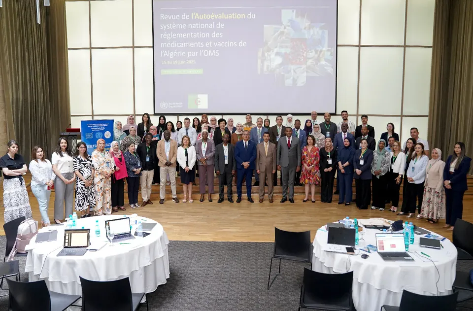Atelier d'évaluation du système national de réglementation des produits pharmaceutiques et des vaccins