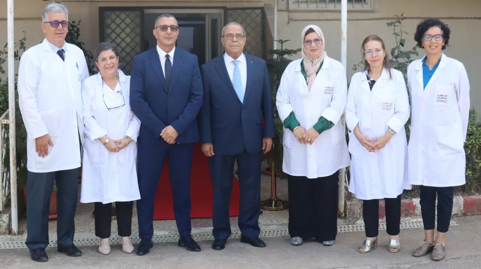 Visite de Monsieur le Ministre de l’Industrie et de la Production Pharmaceutique à l’Agence Nationale des Produits Pharmaceutiques le Lundi 30 Septembre 2024